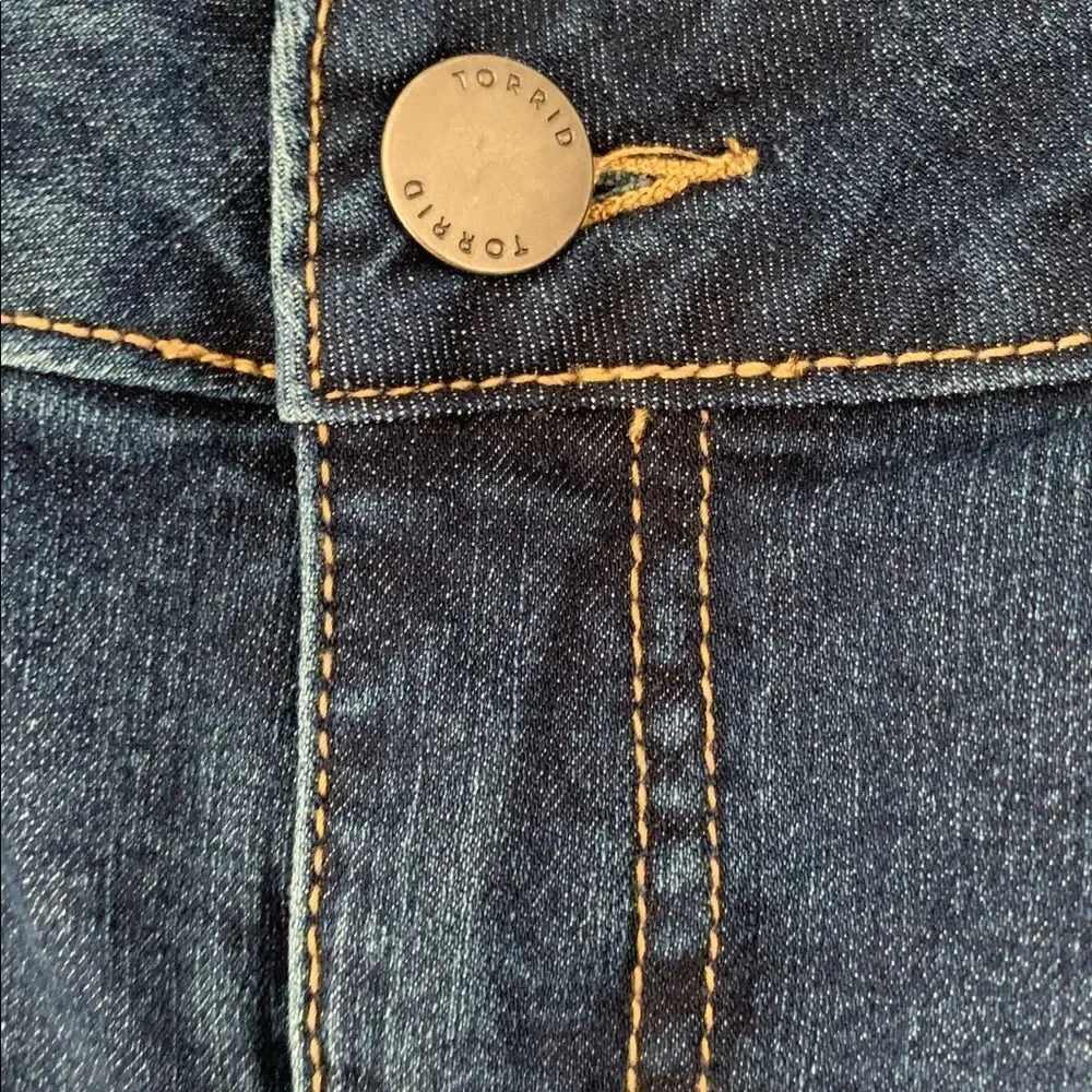 Torrid Denim Women's Dark Wash Skinny Stretch Jeans Size 18 S